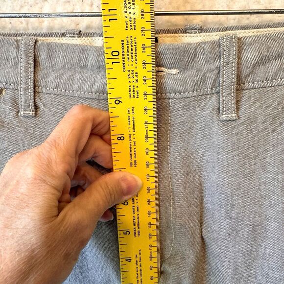 J. Crew Stretch Chino Pants Gray Men's size 30x32 Flat‎ Front Pockets Business - Picture 5 of 12